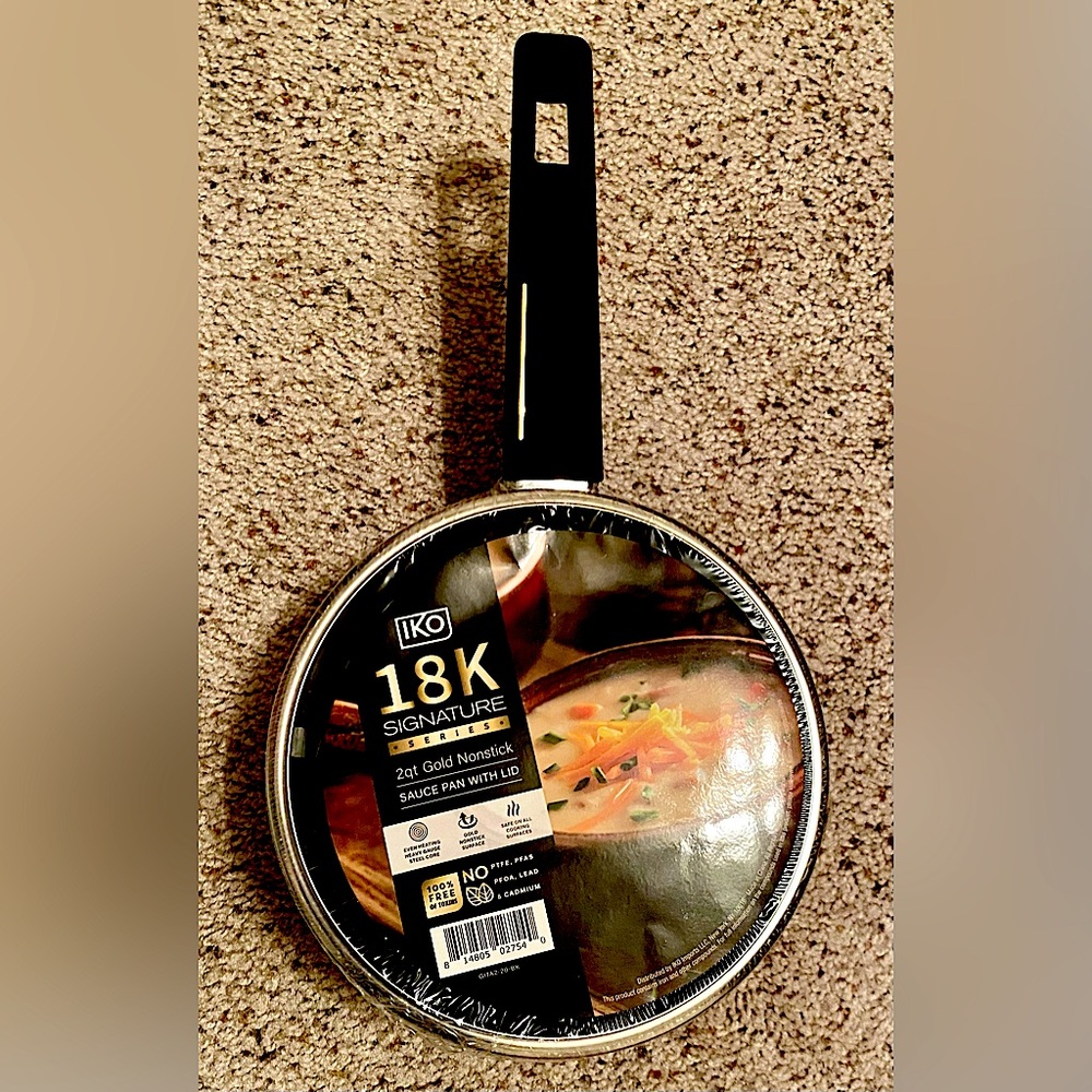IKO - Signature 2Quart Saucepan with Lid , Brand New but no tags